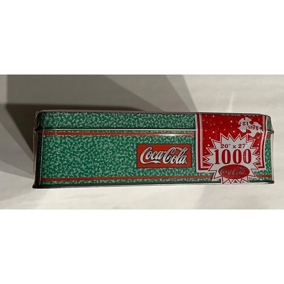 RARE 1999 Coca Cola “Look” Bear  -1000 Piece Puzzle 20x27 --BRAND NEW sealed tin - Picture 5 of 6